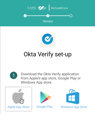 8.0 Okta verify setup insutructions