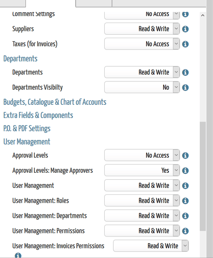 Custom User Roles