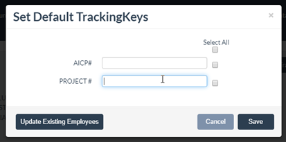 ETC Allocations Tracking Keys