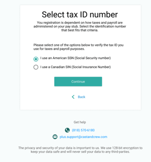 select tax ID-SSN (002)